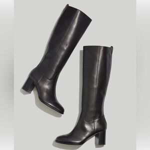 Madewell Selina tall boot, black, size 9